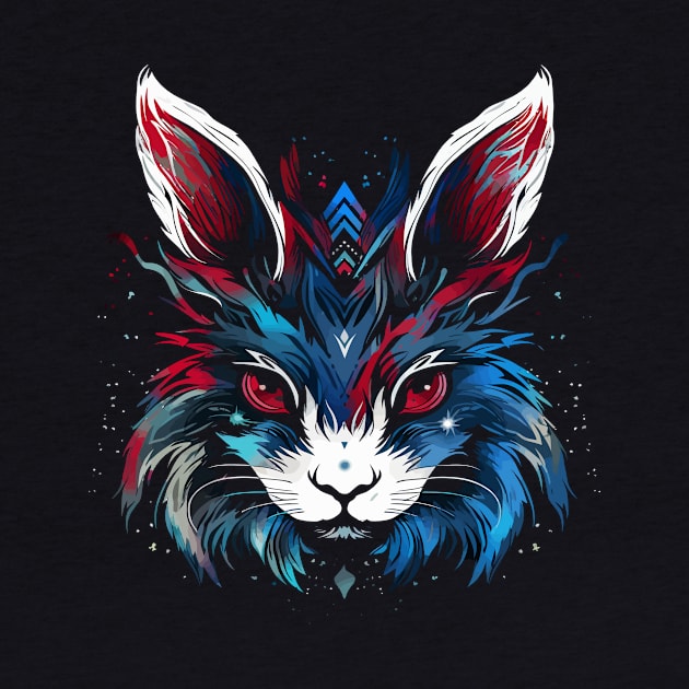 Patriotic Arctic Hare by JH Mart